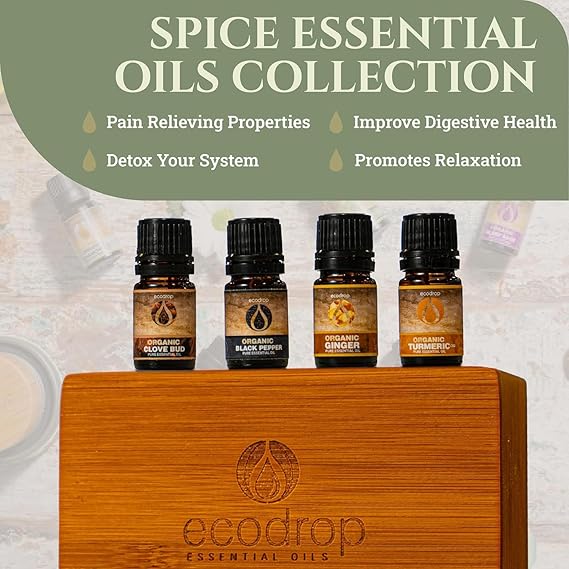 Spice Essential Oil Collection 4 x 5ml - ecodrop