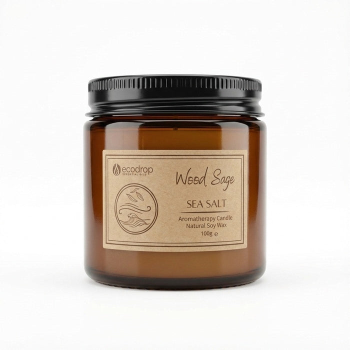 Ecodrop Wood Sage & Sea Salt candle