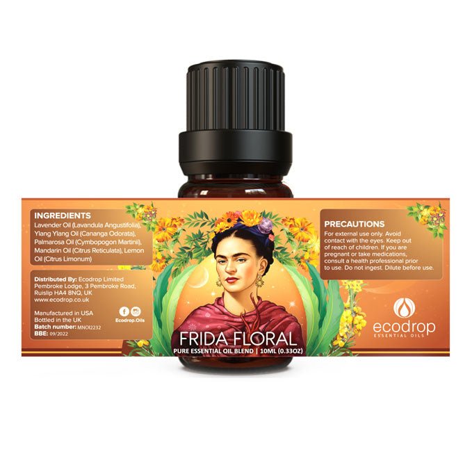 Frida Floral Pure Essential Oil Blend, 10ml - ecodrop