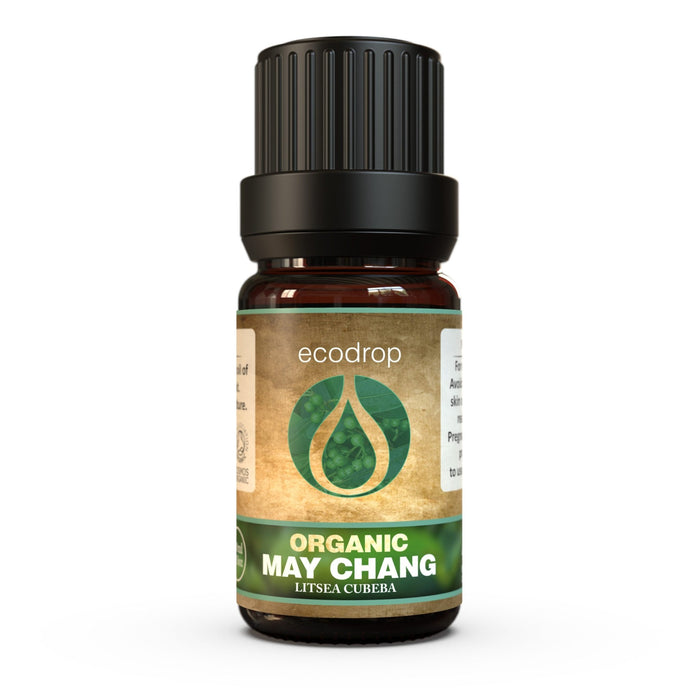 Organic May Chang Essential Oil, 10ml - ecodrop