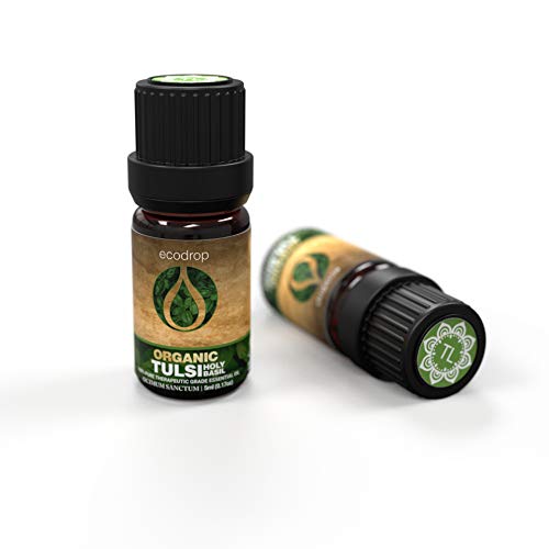 Organic Tulsi (Holy Basil) Essential Oil, 5ml - ecodrop