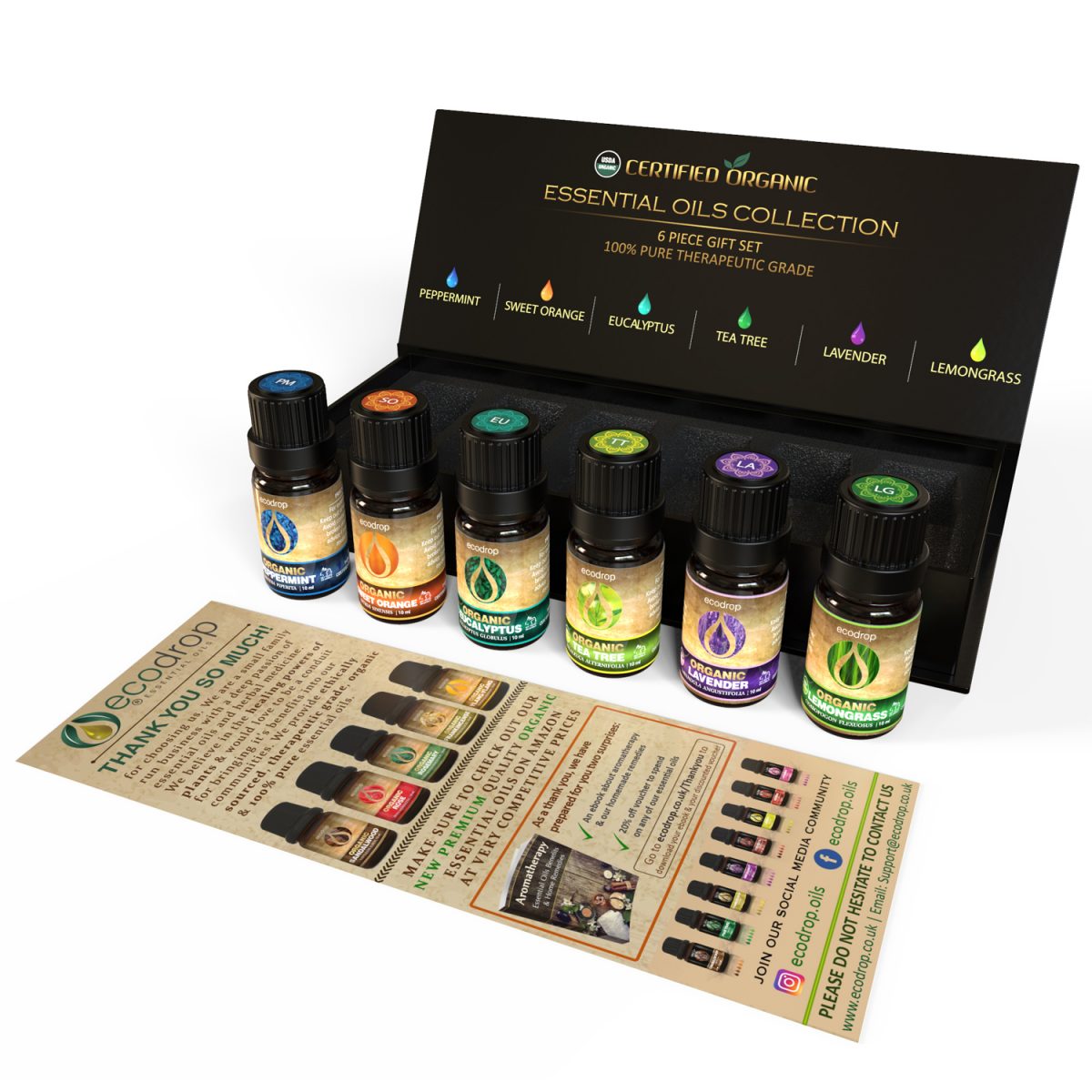 Organic Essential Oil Set